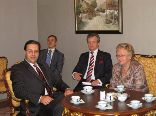 Riigikogu esimees Ene Ergma kohtus Moldova parlamendi esimehe Marian Lupuga